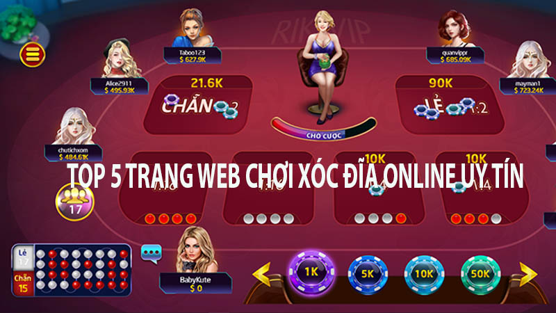 Web chơi xóc đĩa online