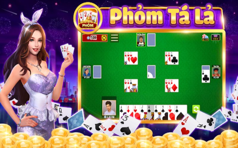 Phỏm là game bài luôn được ưa chuộng 