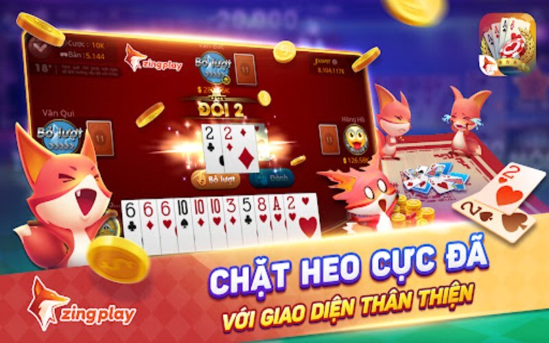 Chơi bài lôi cuốn tại Zing Play